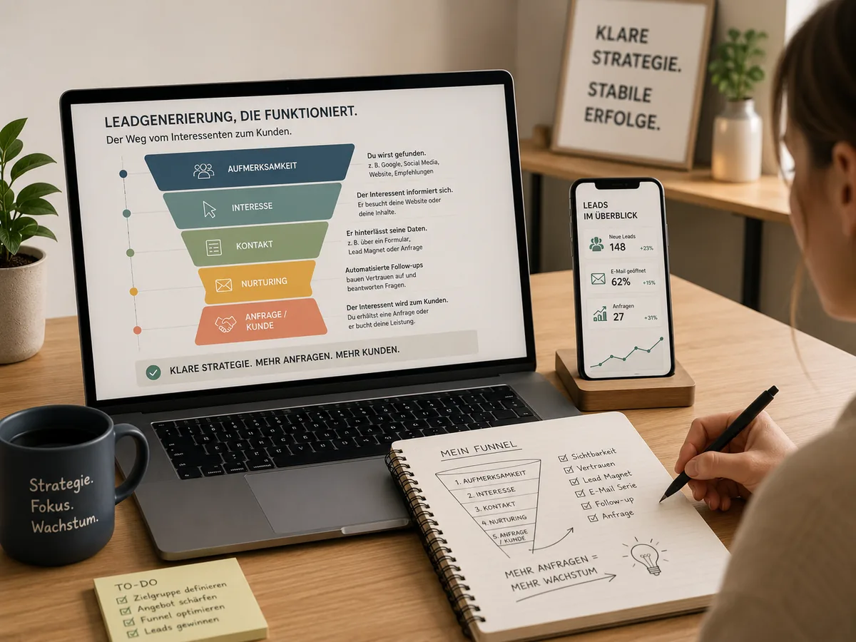 Funnel und Leadgenerierung für lokale Unternehmen in Radevormwald vom Interessenten zur Anfrage