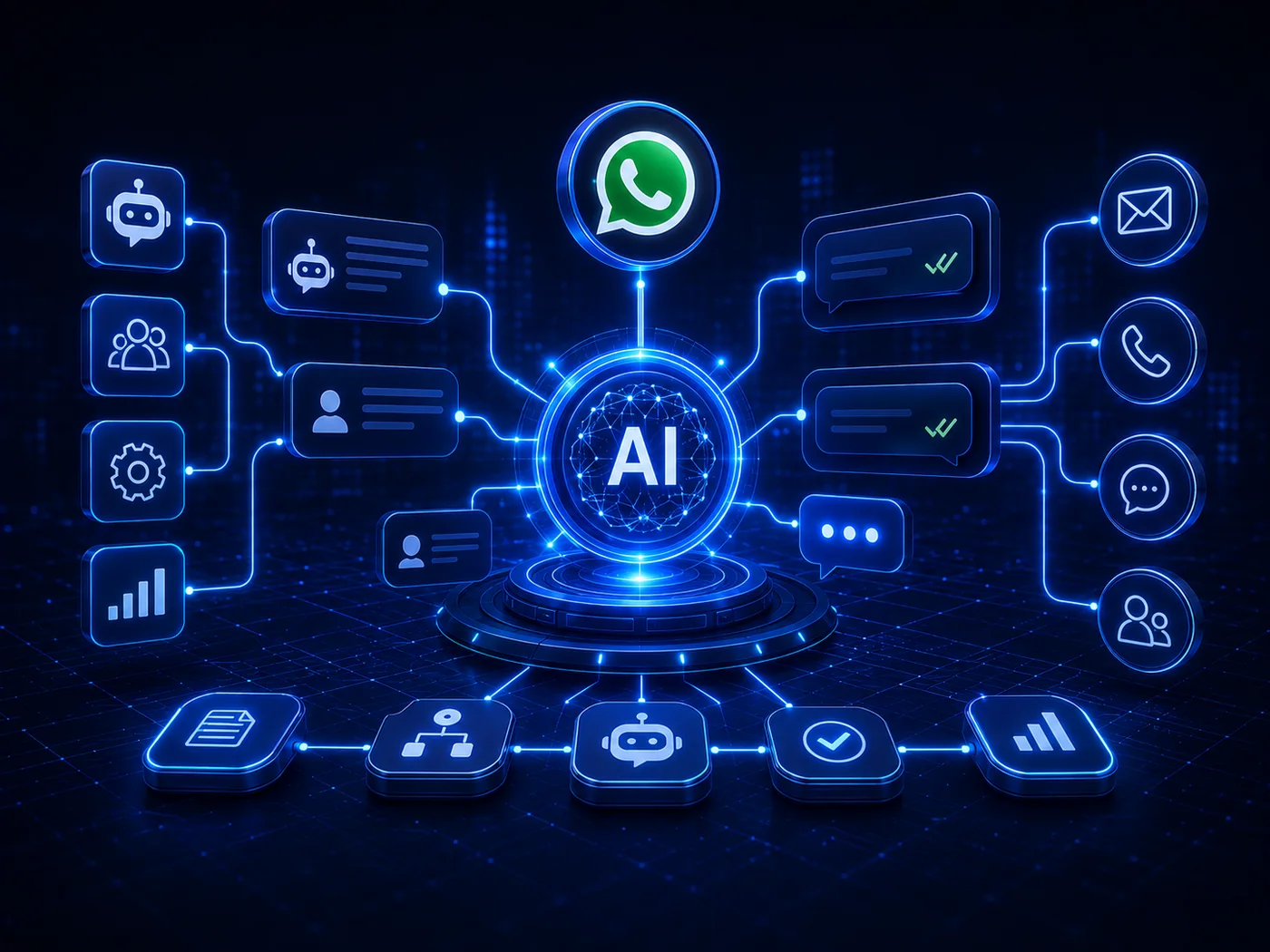KI-Automatisierung für WhatsApp, E-Mail, Kontaktformular und strukturierte Kundenanfragen